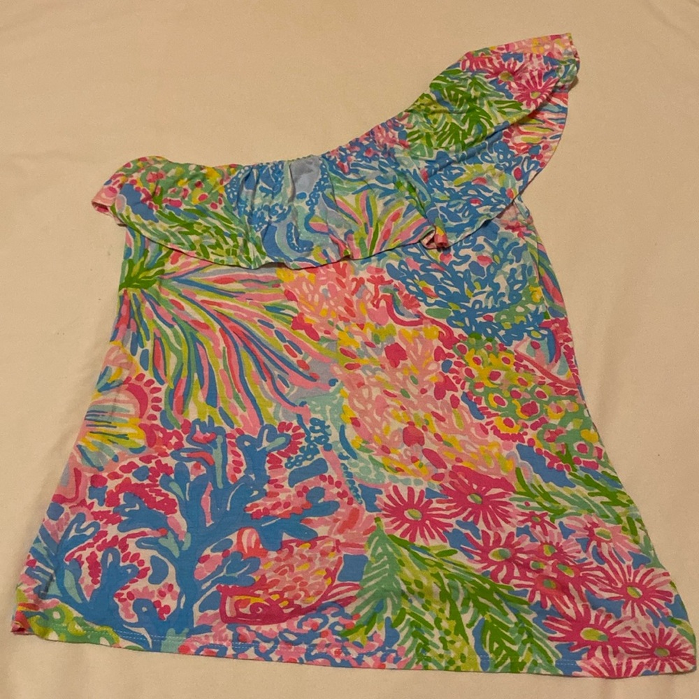 Lilly Pulitzer Off the Shoulder Top